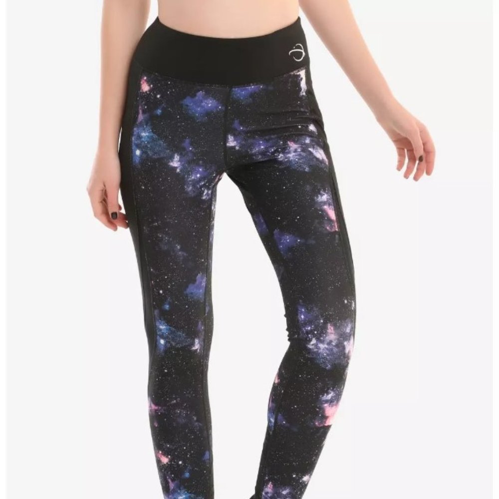 Galaxy Print Active Pants